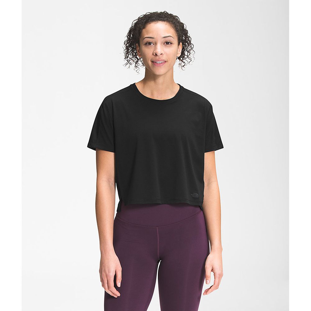 The North Face T-Shirts Womens Australia - The North Face Ea Dawndream Relaxed Short Sleeve Black (X